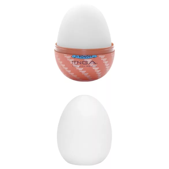 TENGA Egg Spiral Stronger - masturbator v obliki jajca - komplet 6 kosov