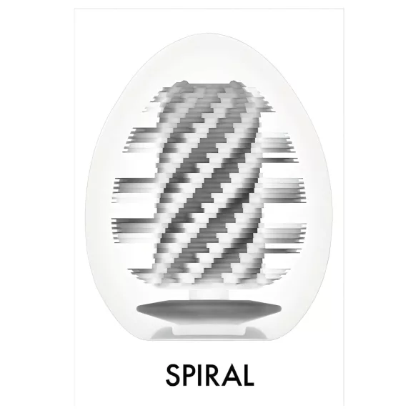 TENGA Egg Spiral Stronger - masturbator v obliki jajca - komplet 6 kosov