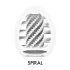 TENGA Egg Spiral Stronger - masturbator v obliki jajca - komplet 6 kosov