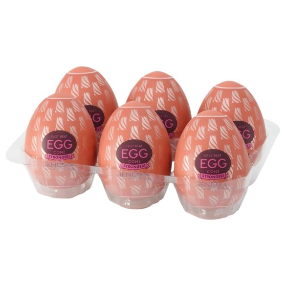 TENGA Egg Cone Stronger - jajčni masturbator (6 kosov)