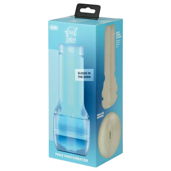 Kiiroo Feel Glow - svetleča umetna vagina - PowerBlow združljiva (bela)