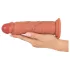 Realistixxx - realistični dildo - dvojna plast - naravna barva