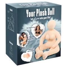 You2Toys - objemljiva plišasta seks lutka (naravna)