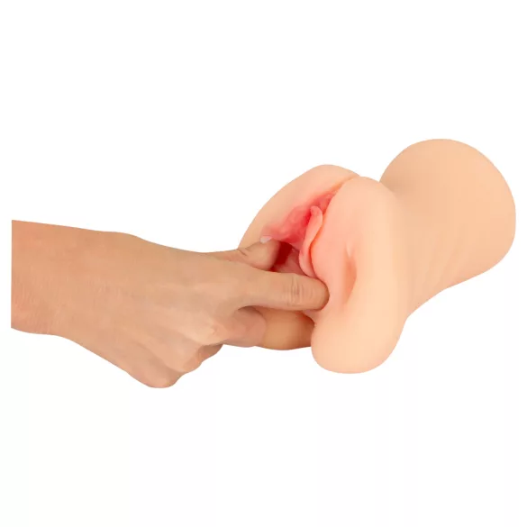 Nature Skin - masturbator za vagino in usta (naraven)