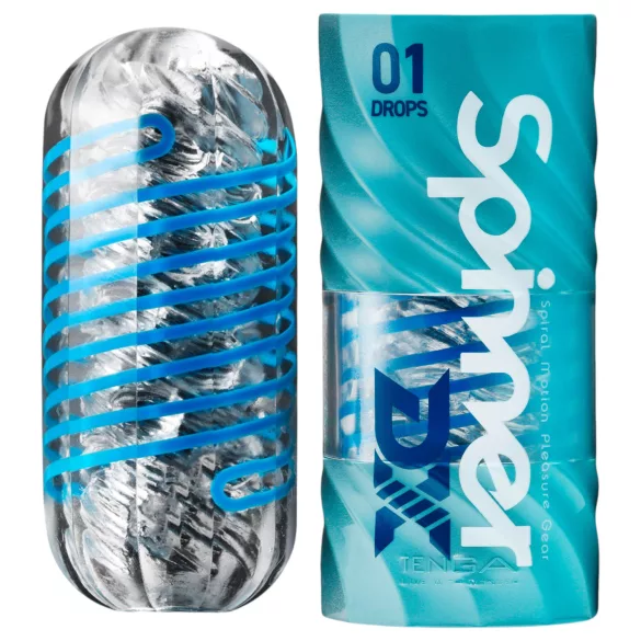 TENGA Spinner DX - masturbator (prozoren)