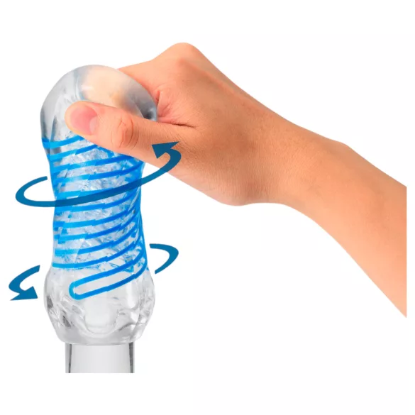 TENGA Spinner DX - masturbator (prozoren)