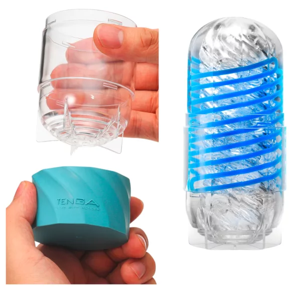 TENGA Spinner DX - masturbator (prozoren)