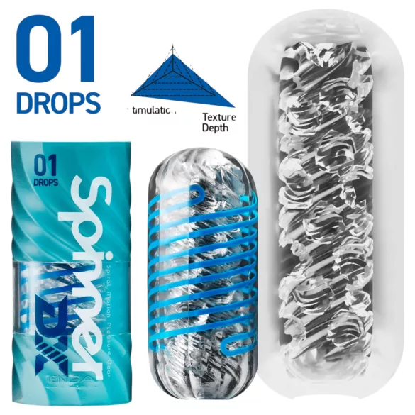 TENGA Spinner DX - masturbator (prozoren)