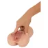 Realistixxx Real Stroker - realističen masturbator vagina in anus (barva kože)