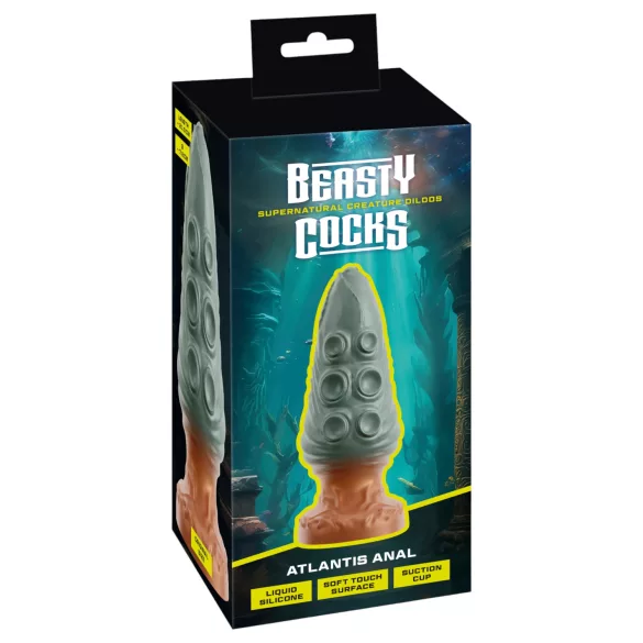 Beasty Cocks Atlantis - analni čep - zelen