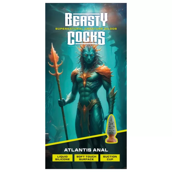 Beasty Cocks Atlantis - analni čep - zelen