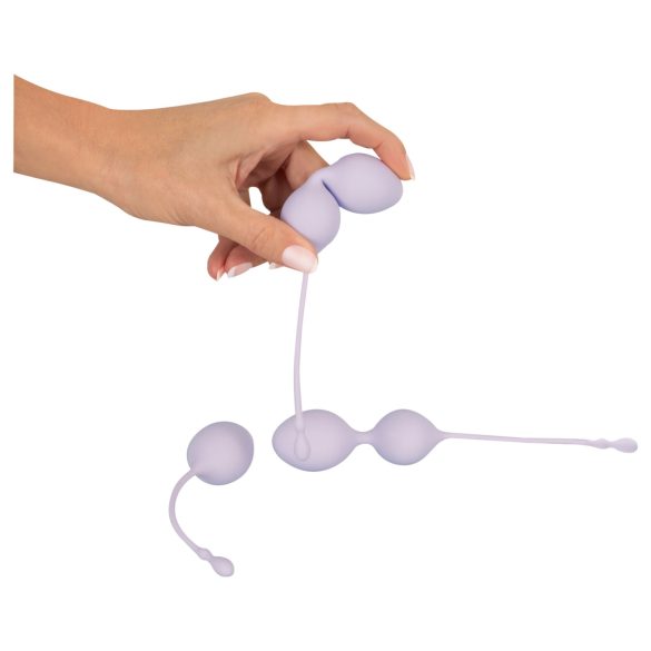 Beau Coeur Elorin - gejša kroglice set - 3-delni - vijolična