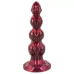   Beasty Cocks - Werewolf Willie dildo s priseskom - bordo (21 cm)