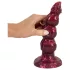 Beasty Cocks - Werewolf Willie dildo s priseskom - bordo (21 cm)