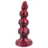 Beasty Cocks - Werewolf Willie dildo s priseskom - bordo (21 cm)