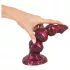 Beasty Cocks - Werewolf Willie dildo s priseskom - bordo (21 cm)