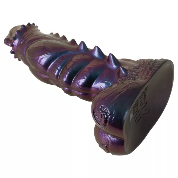 Beasty Cocks Tech-Zilla Bang - dildó z prisesavko v obliki pošasti (vijoličen)