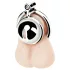 fetish collection - mini kletka za penis s 3 zamenljivimi obročki za modo (srebrna)