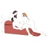 Liberator Aria Flip Chaise - prilagodljiv tantra kavč - 3-delni (črn)