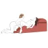Liberator Aria Flip Chaise - prilagodljiv tantra kavč - 3-delni (črn)