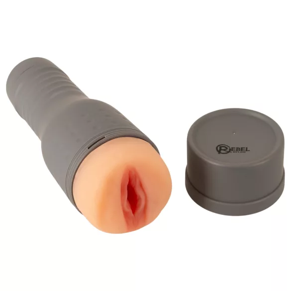 Rebel The V-Stroker Lucia - realistična umetna vagina masturbator (barva kože)