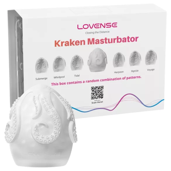 LOVENSE Kraken - masturbacijska jajca - 6 kosov (bela)