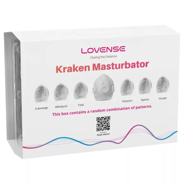 LOVENSE Kraken - masturbacijska jajca - 6 kosov (bela)