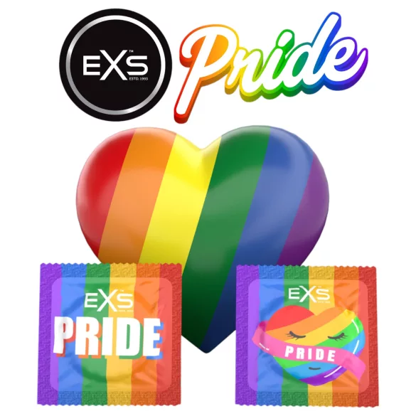 EXS Pride - kondomi iz lateksa - 144 kos