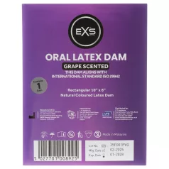   EXS grozdni lizalni prtiček - lateks zaščitni prtiček (1 kos)
