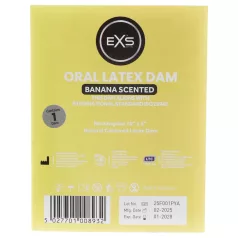   EXS bananini oralni kondom - lateks zaščitna folija (1 kos)