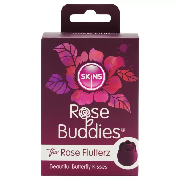 Skins Rose Flutterz - baterijski vibrator za klitoris (vijoličen)