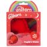 Unihorn Cupidov Mihec - polnilni samorog stimulator klitorisa (rdeč)
