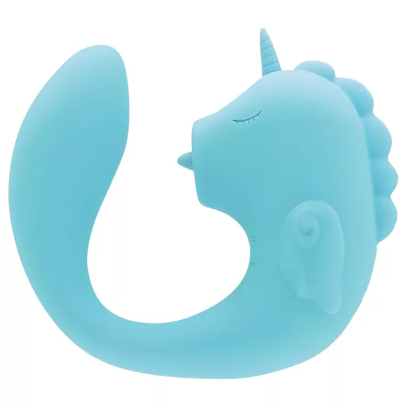 Unihorn C-Horse - vibrator za točko G in klitoris (turkizna barva)