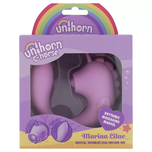 Unihorn C-Horse - vibrator za točko G in klitoris (vijoličen)