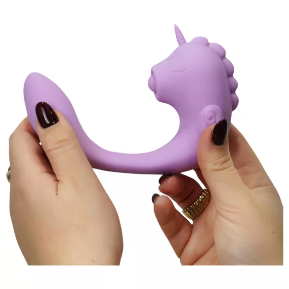 Unihorn C-Horse - vibrator za točko G in klitoris (vijoličen)