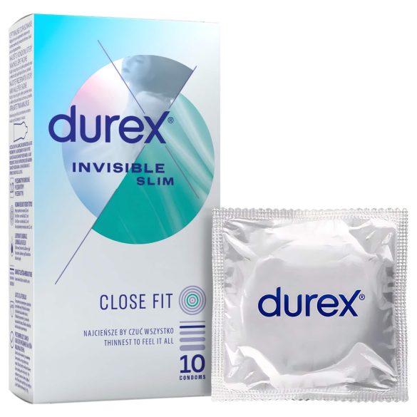 Durex Invisible Slim - Tanke Kondome (10 kos)