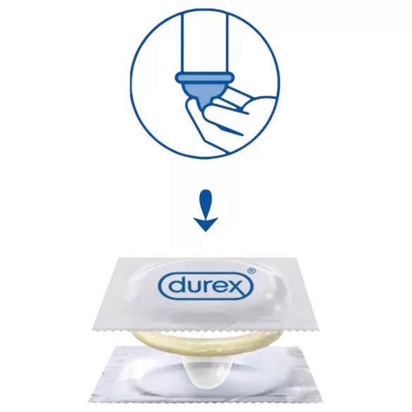 Durex Nude Close Fit - tanek kondom (10 kos)