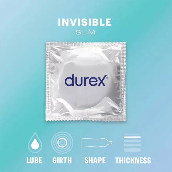 Durex Nude Close Fit - tanek kondom (10 kos)