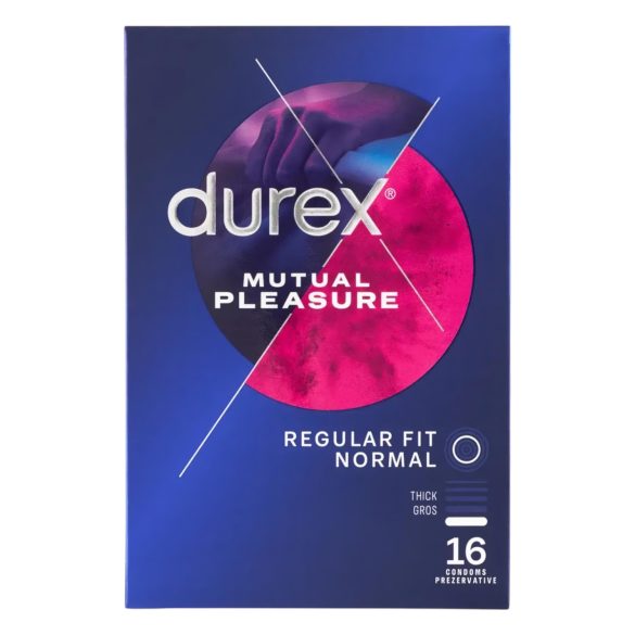 Durex Mutual Pleasure - podaljšani užitek kondomi (16 kos)