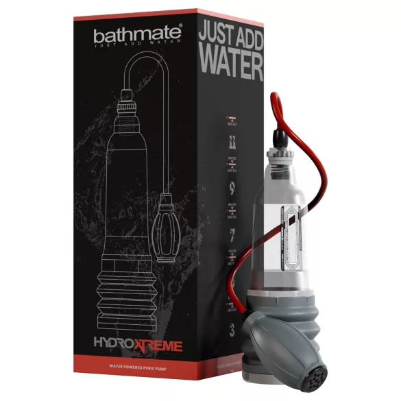 Bathmate HydroXtreme 5 - hidravlična črpalka brez dodatkov (prozorna)