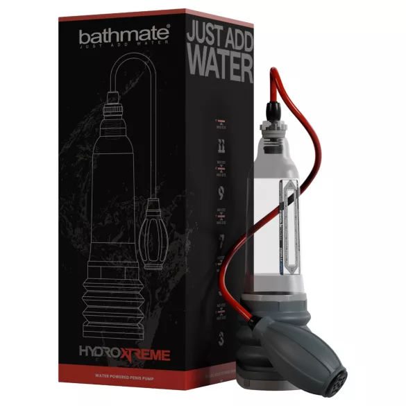 Bathmate HydroXtreme 6 - hidravlična črpalka brez dodatkov (prozorna)