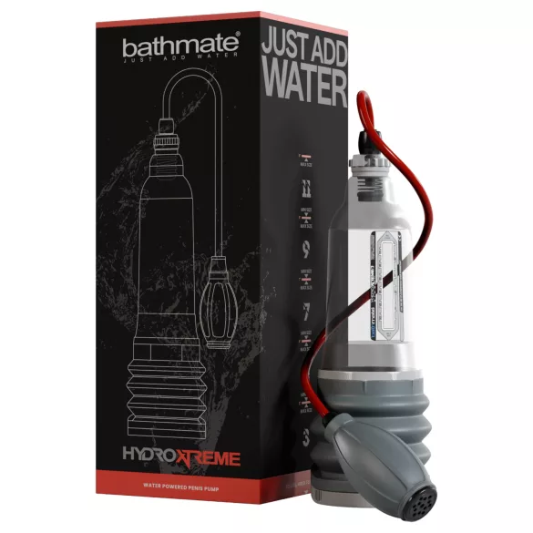 Bathmate HydroXtreme 7 Wide Boy - hidročrpalka brez dodatkov (prozorna)