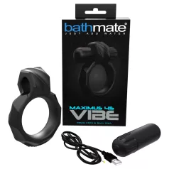   Bathmate Maximus Vibe 45 - akumulatorski vibracijski obroček za penis (črn)