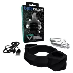   Bathmate Hydro Vibe - vibracijski erekcijski obroč - hidroterapija - črna