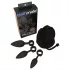 Bathmate Anal Training Plugs - komplet analnih čepkov (črn)