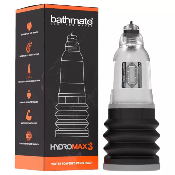 Bathmate Hydromax3 - hidravlična črpalka (prozorna)