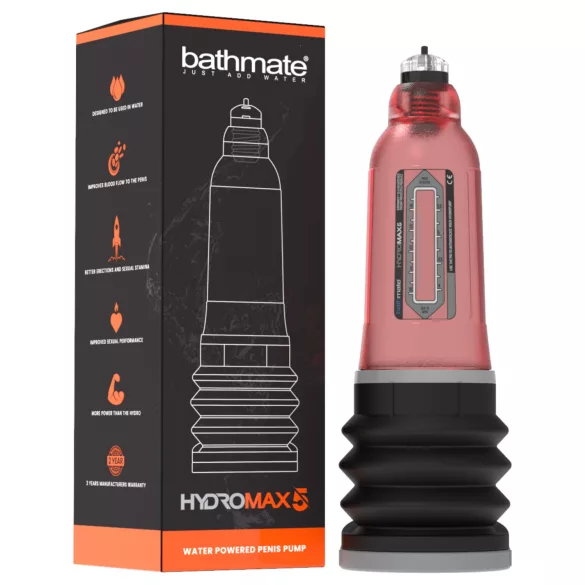 Bathmate Hydromax5 - hidravlična črpalka (rdeča)