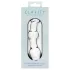 Clarity Utopian Mystique - rebrast steklen analni dildo (prozoren)