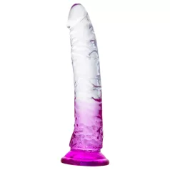 Lonely Lance - dildo s priseskom - prozorno vijoličen