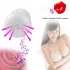 Lonely Happy - masturbator za moške - zvočne vibracije - bela/naravna barva